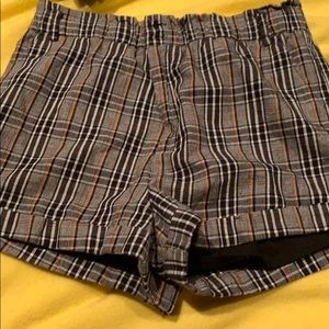 Forever 21 plaid shorts